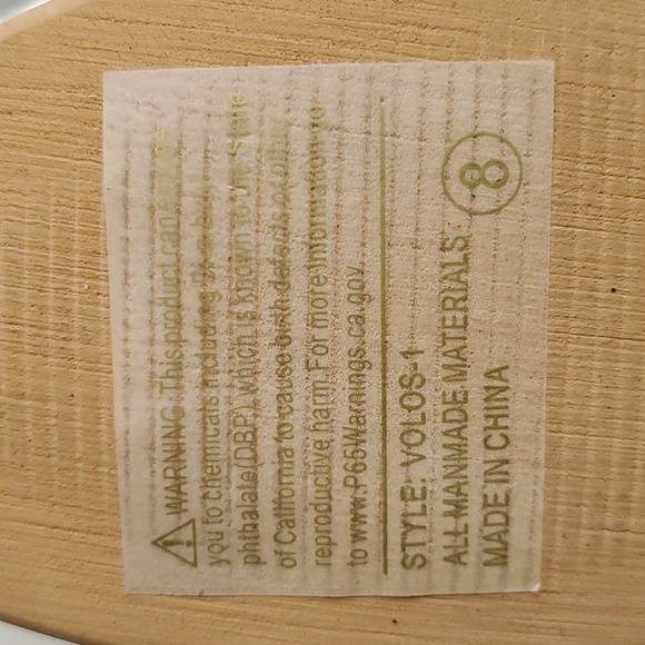 🆕️ TOP MODA White Knotted Cushioned Platform Cork Block Heel Sandals SIZE: 8 - Picture 11 of 11